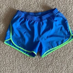 Nike Dri-Fit Active Shorts blue/green S